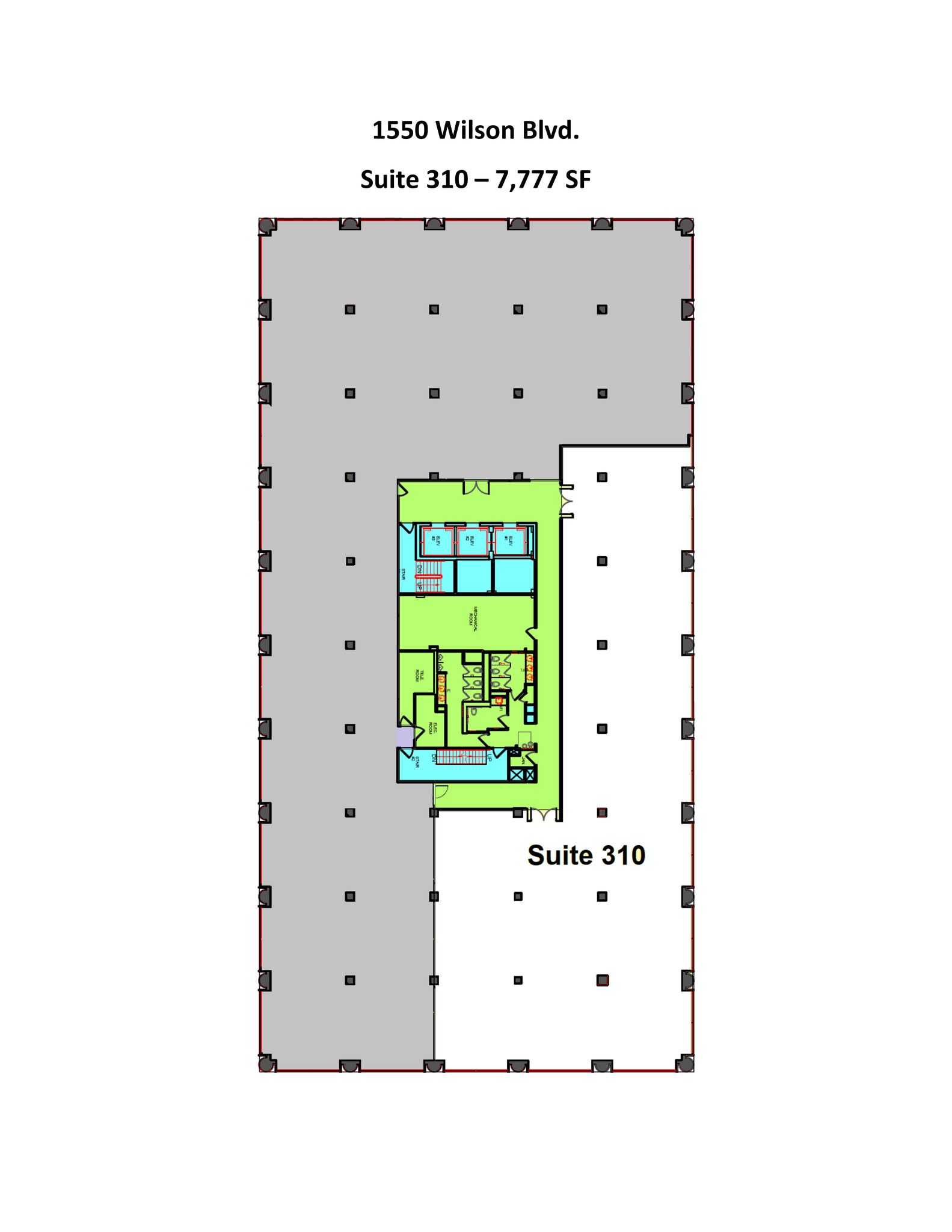 1560 Wilson Blvd, Arlington, VA for lease Site Plan- Image 1 of 1