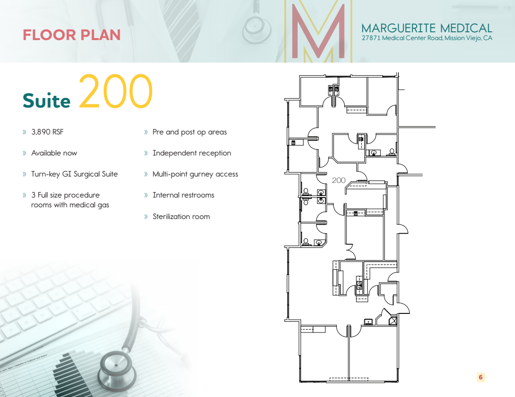 27871 Medical Center Rd, Mission Viejo, CA for lease Floor Plan- Image 1 of 2