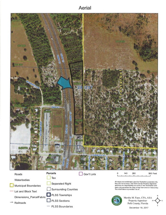 US Highway 27 Frostproof FL 33843 - US Highway 27 Frostproof FL Aerial 1 HighDefinition 