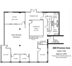 400 Preston Ave, Charlottesville, VA for lease Floor Plan- Image 1 of 1