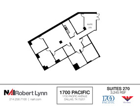 1700 Pacific Ave, Dallas, TX for lease Floor Plan- Image 1 of 2