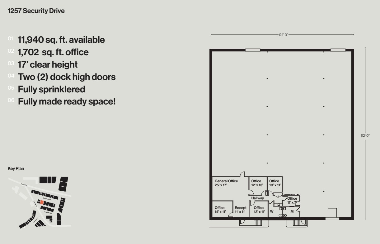 1121-1129 Conveyor Ln, Dallas, TX for lease Floor Plan- Image 1 of 1