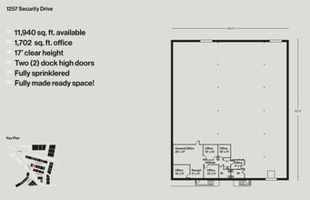 1121-1129 Conveyor Ln, Dallas, TX for lease Floor Plan- Image 1 of 1