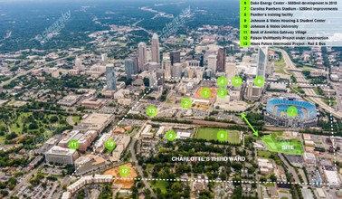 601-623 S Cedar St, Charlotte, NC - aerial  map view - Image1