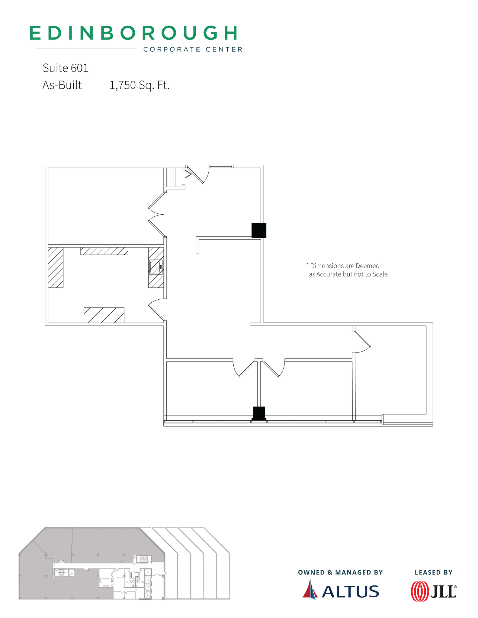 3300 Edinborough Way, Edina, MN for lease Floor Plan- Image 1 of 2