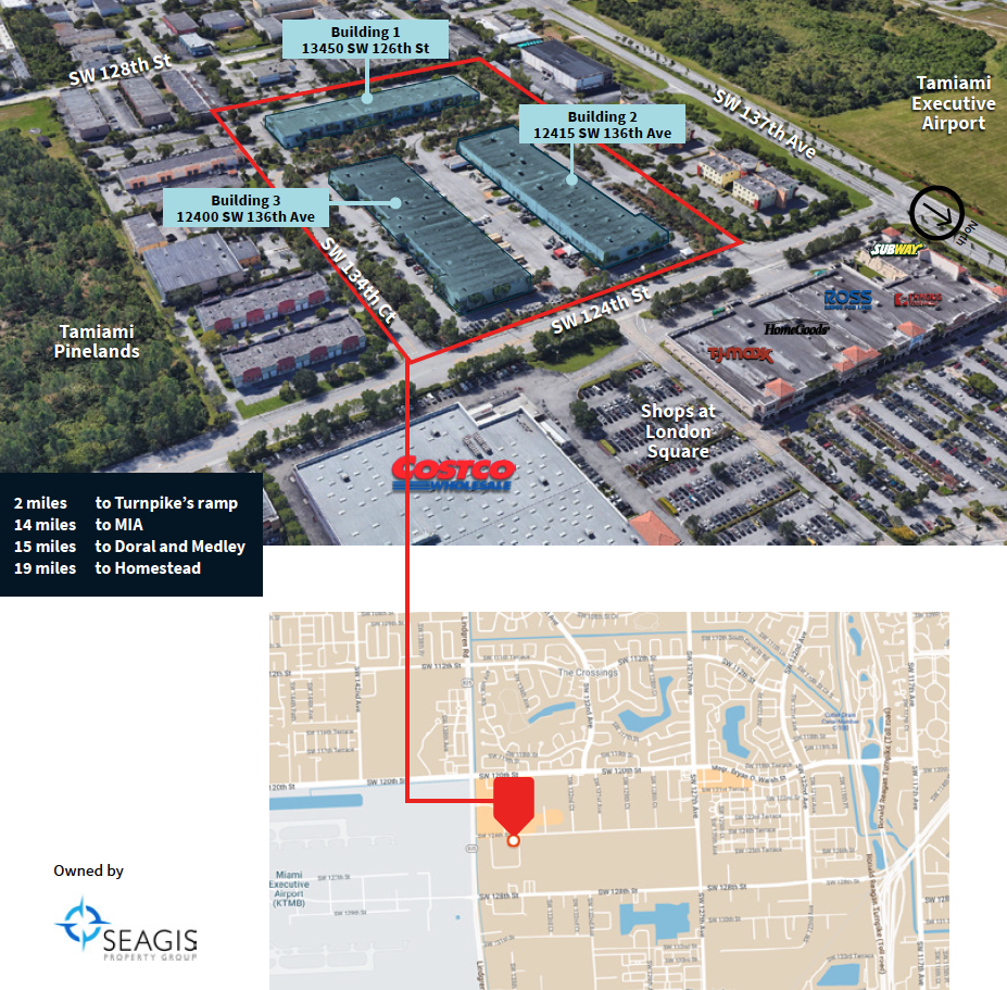 12415 SW 136th Ave, Miami, FL for lease Aerial- Image 1 of 2