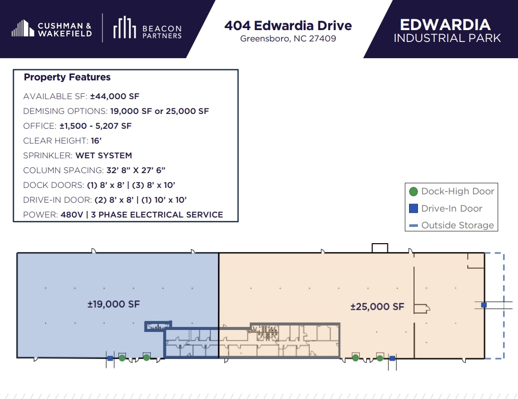 326 Edwardia Dr, Greensboro, NC for lease Floor Plan- Image 1 of 1
