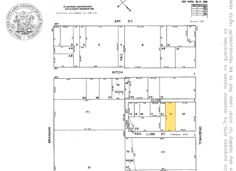 47 Lusk St, San Francisco, CA for lease - Plat Map - Image 2 of 23