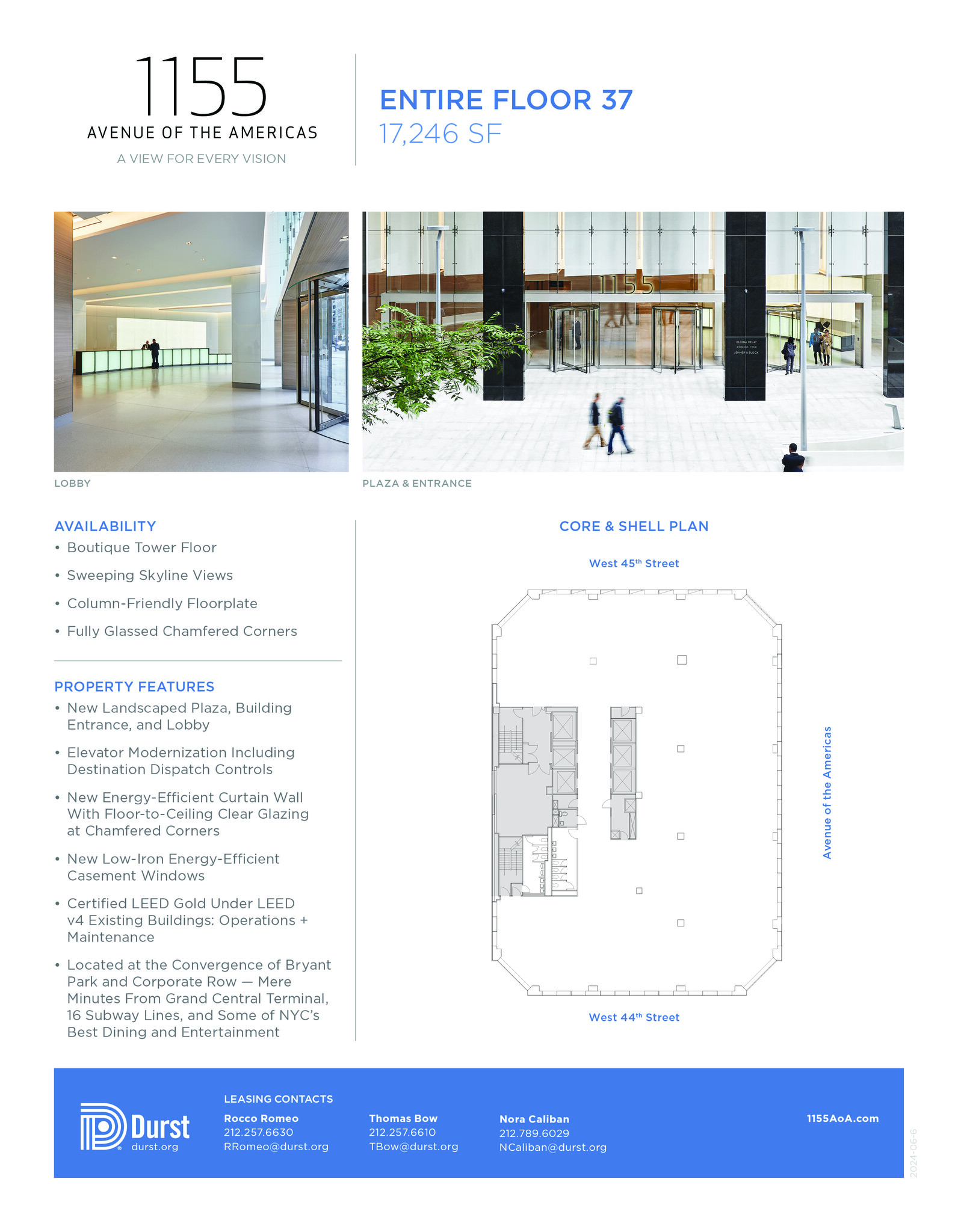 1155 Avenue of the Americas, New York, NY for lease Floor Plan- Image 1 of 1