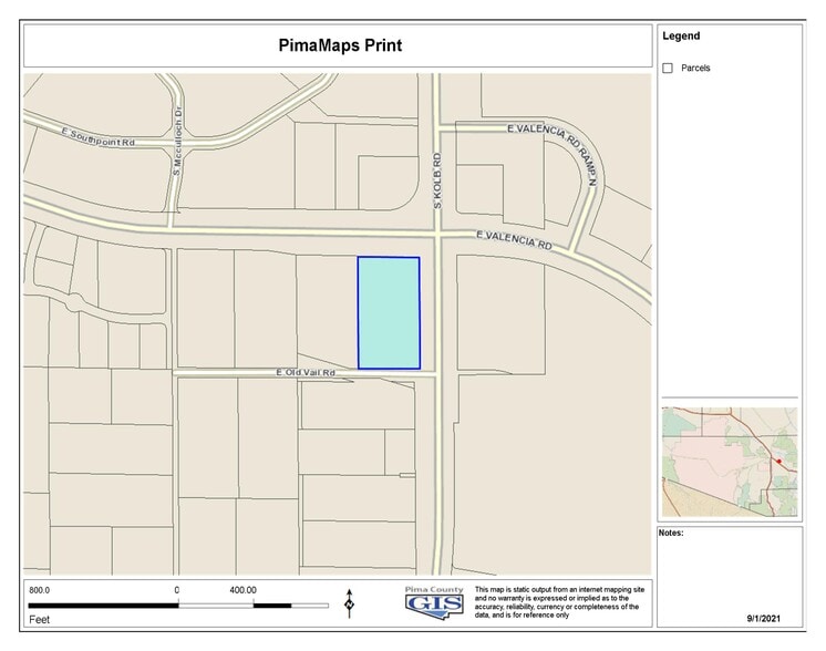 Land at KOLB & VALENCIA | portfolio of 3 properties for sale on LoopNet.com - Building Photo - Image 2 of 2