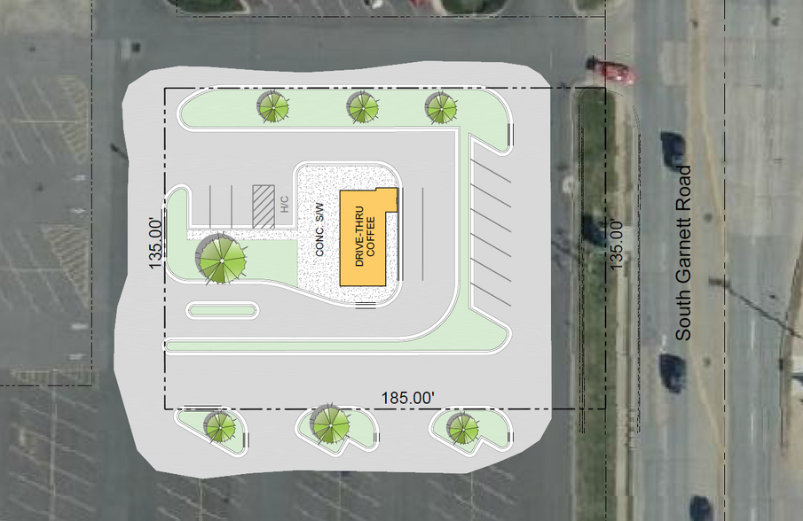 3100 Garnett Square, Tulsa, OK for lease - Site Plan - Image 3 of 4