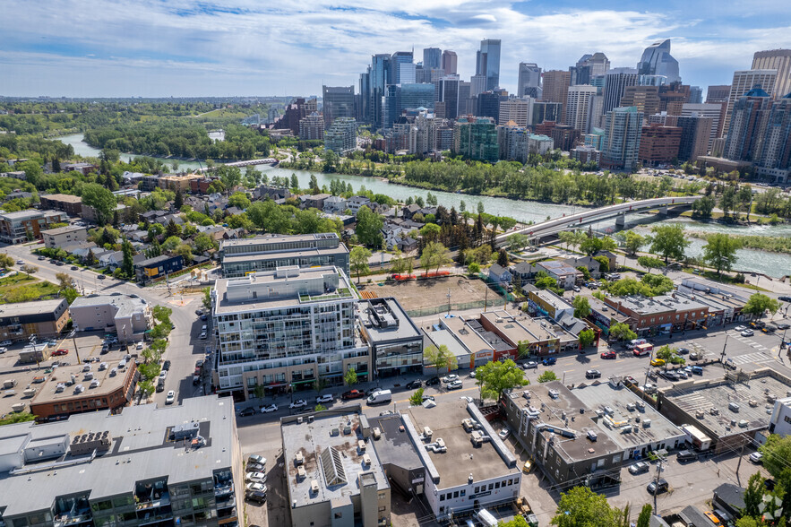 150 10th St NW, Calgary, AB for lease - Aerial - Image 2 of 2