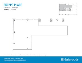 1 PPG Pl, Pittsburgh, PA for lease Site Plan- Image 1 of 1