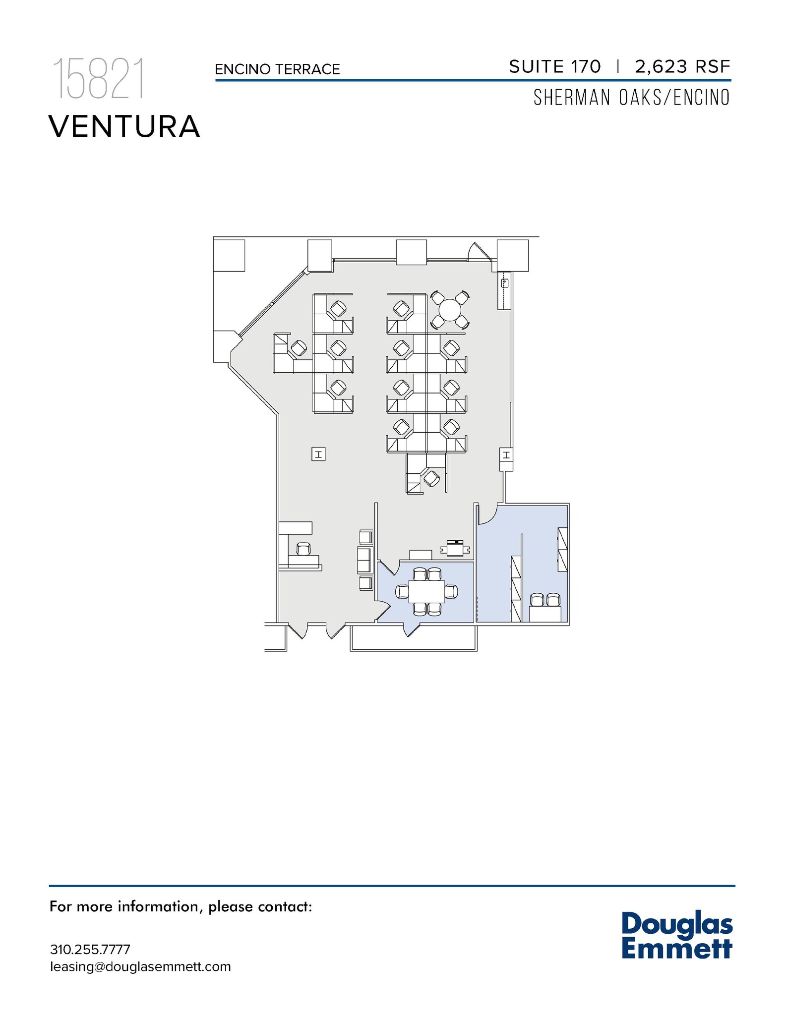 15821 Ventura Blvd, Encino, CA for lease Floor Plan- Image 1 of 1