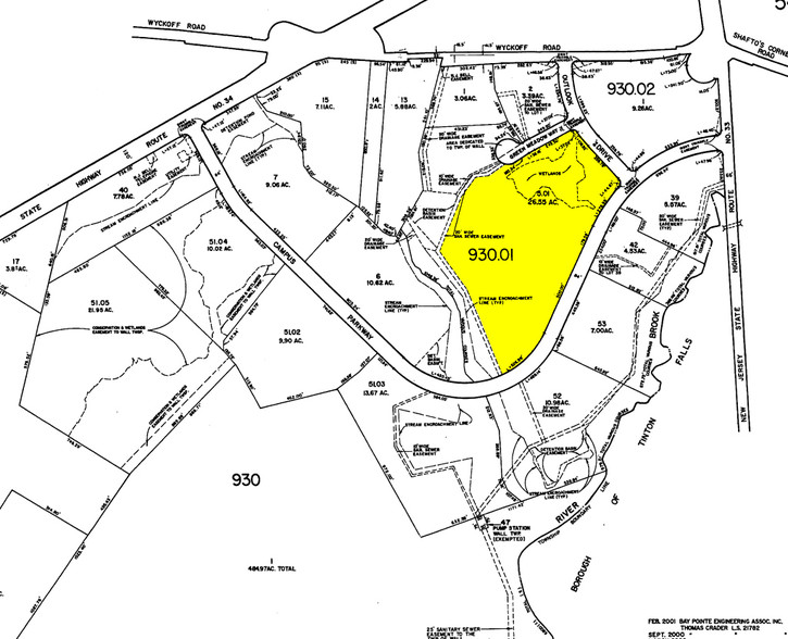 1330 Campus Pky, Wall Township, NJ for lease - Plat Map - Image 2 of 3