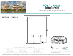 1000 S Pine Island Rd, Plantation, FL for lease Floor Plan- Image 1 of 1