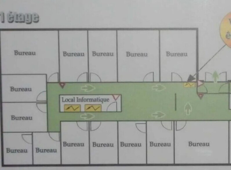 Office in Champs-sur-Marne for sale - Floor Plan - Image 2 of 2