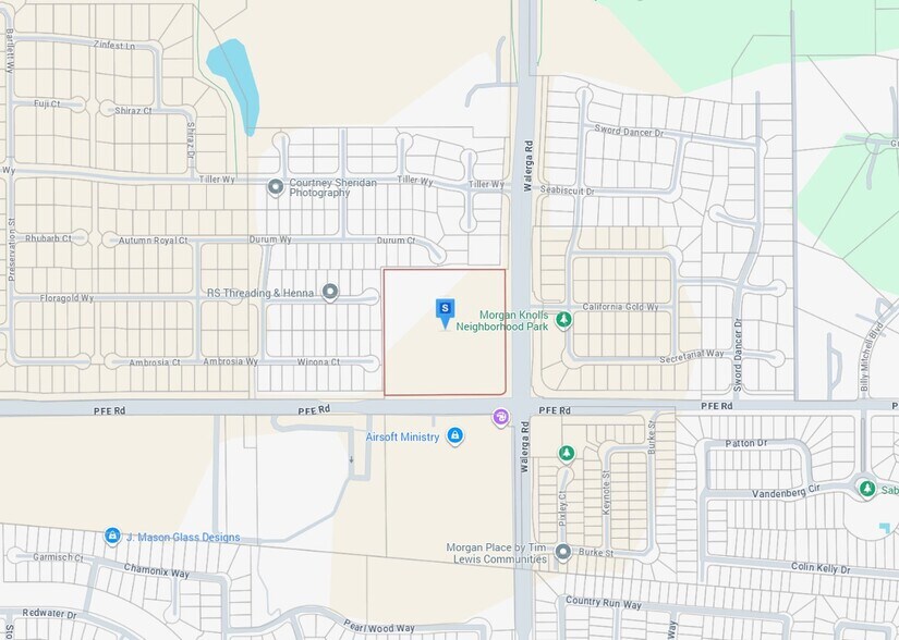 Walerga Rd, Roseville, CA for sale - Plat Map - Image 1 of 1