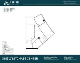 10777 Westheimer Rd, Houston, TX for lease Floor Plan- Image 1 of 2