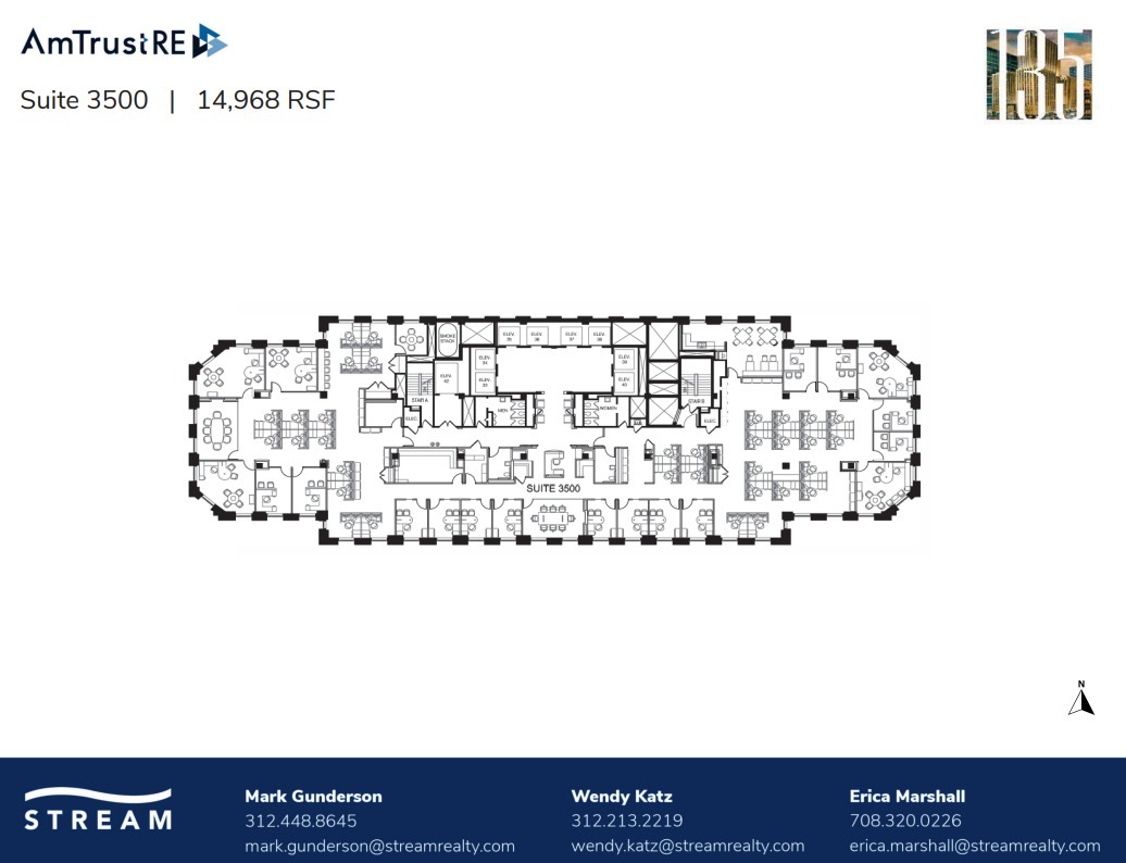 135 S LaSalle St, Chicago, IL for lease Floor Plan- Image 1 of 1