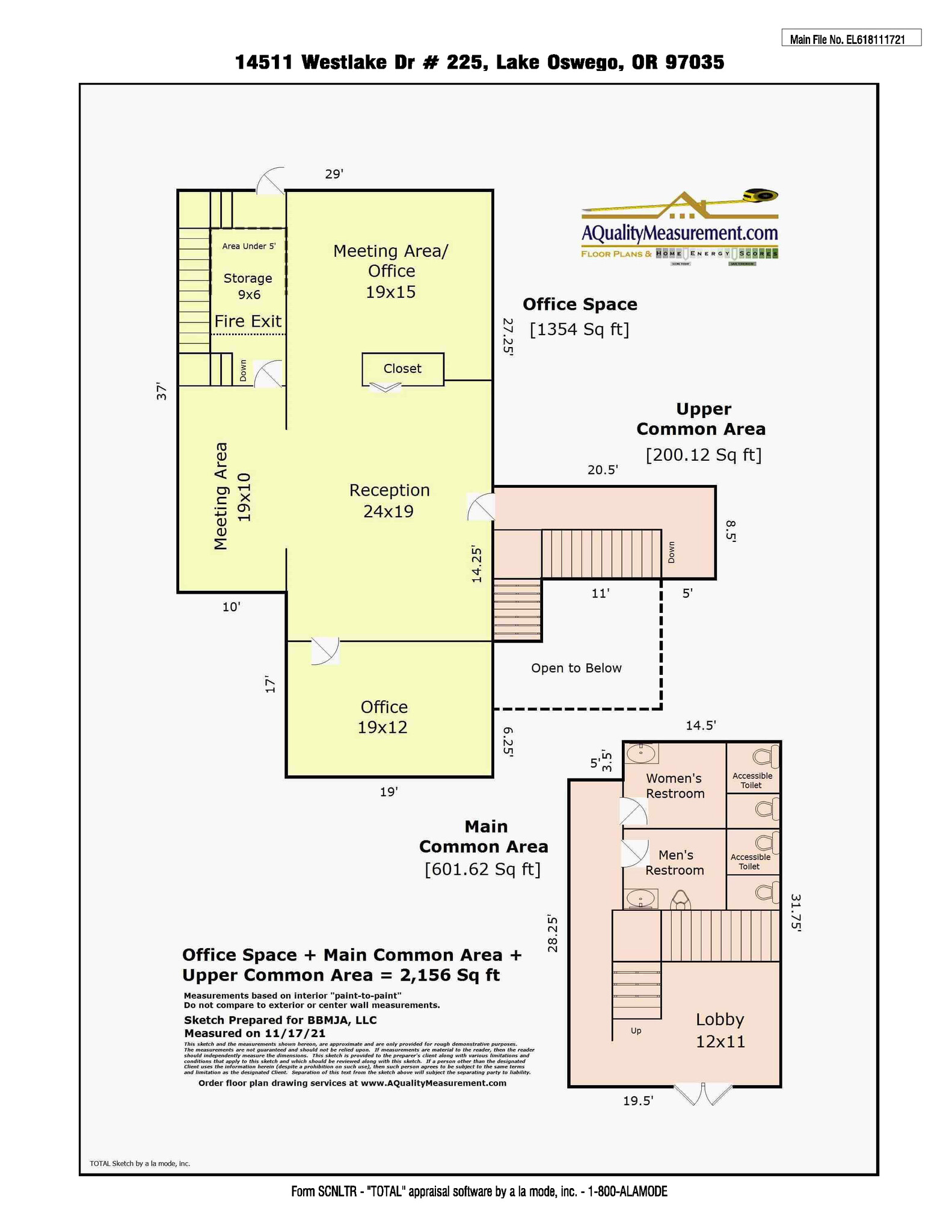 14511-14559 SW Westlake Dr, Lake Oswego, OR for lease Floor Plan- Image 1 of 1