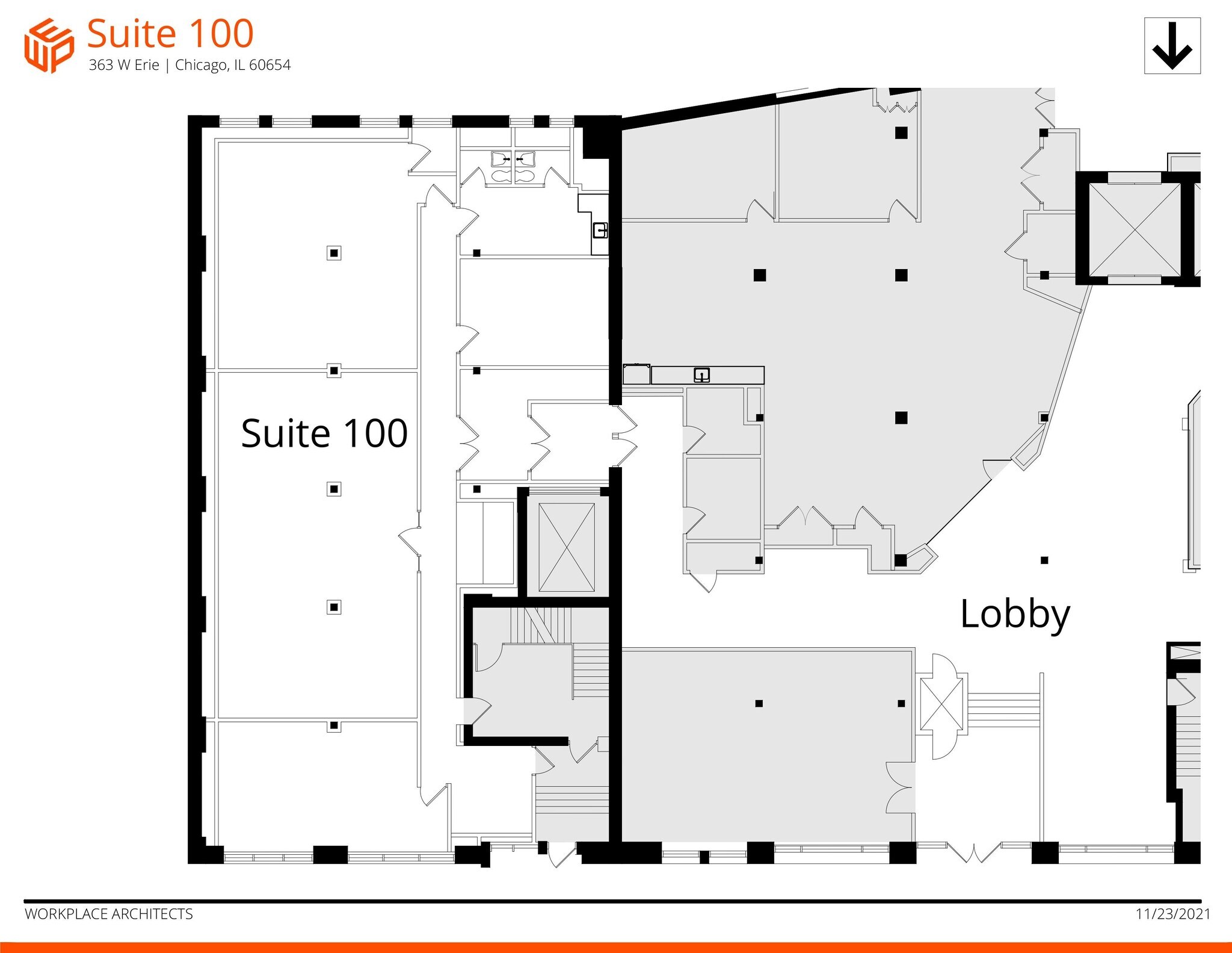 363 W Erie St, Chicago, IL for lease Floor Plan- Image 1 of 1