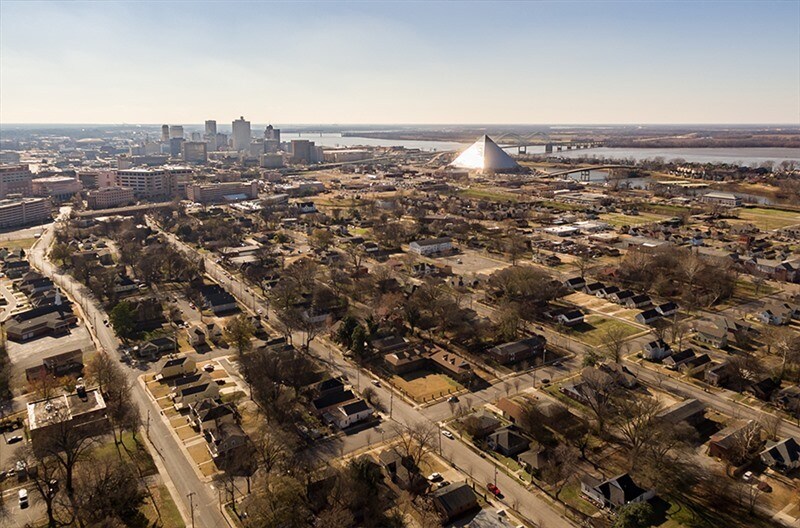 688 Chelsea Ave, Memphis, TN for sale Aerial- Image 1 of 2