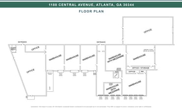 1188 Central Ave, Atlanta, GA for lease Floor Plan- Image 2 of 2