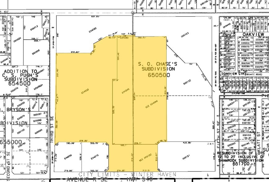 305-399 Cypress Gardens Blvd, Winter Haven, FL for lease - Plat Map - Image 3 of 18