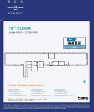 525 B St, San Diego, CA for lease Floor Plan- Image 1 of 1