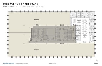1800 Avenue of the Stars, Los Angeles, CA for lease Floor Plan- Image 1 of 1