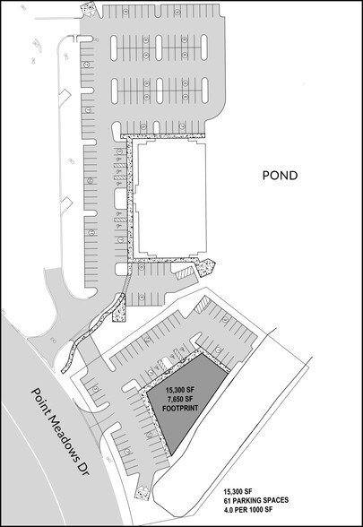 8350 Point Meadows Dr, Jacksonville, FL for lease - Site Plan - Image 2 of 4