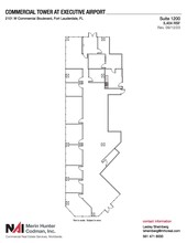 2101 W Commercial Blvd, Fort Lauderdale, FL for lease Floor Plan- Image 1 of 6