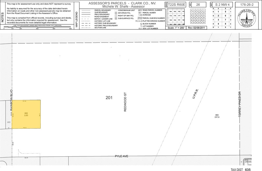 S Rainbow Blvd, Las Vegas, NV for sale - Plat Map - Image 2 of 2