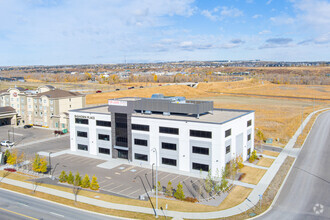 106 Southbank Rd, Okotoks, AB - aerial  map view - Image1