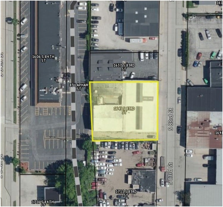 1649 S 83rd St, Milwaukee, WI for lease Aerial- Image 1 of 2