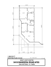 5407-5419 Bandera Rd, San Antonio, TX for lease Floor Plan- Image 1 of 1