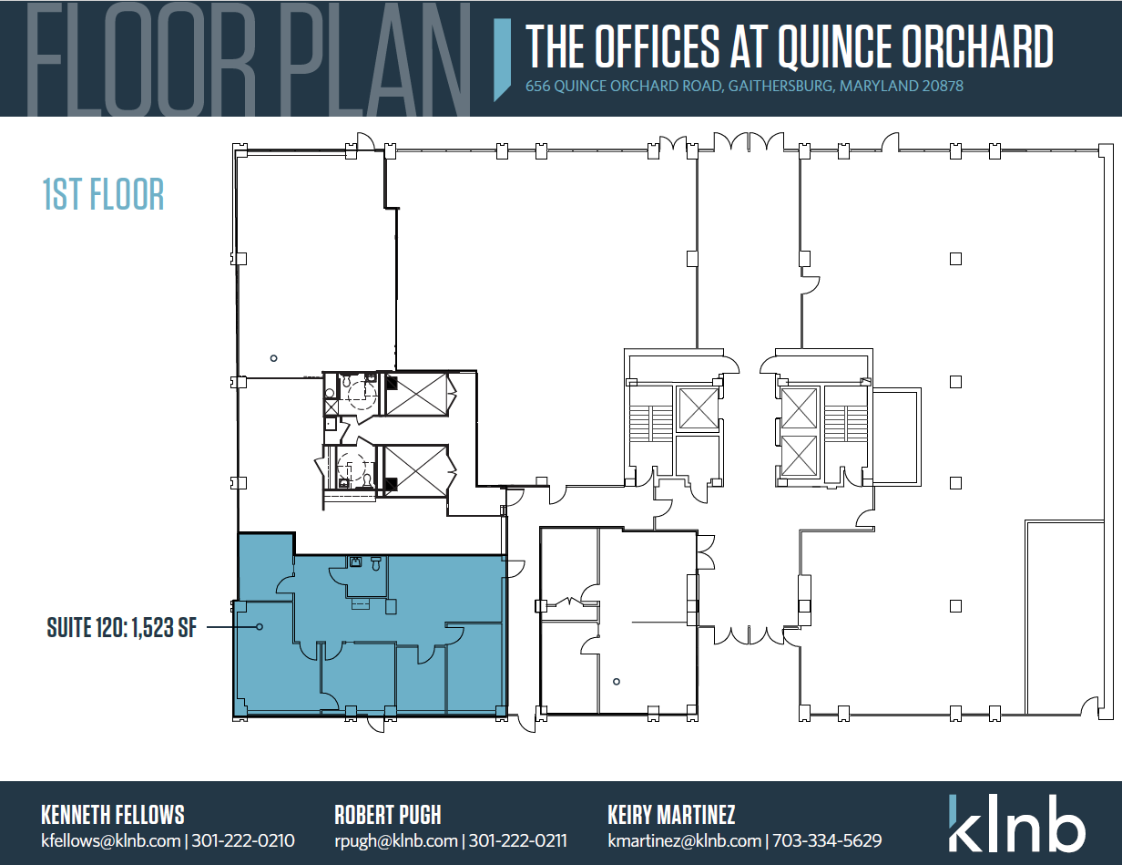 656 Quince Orchard Rd, Gaithersburg, MD for lease Floor Plan- Image 1 of 1