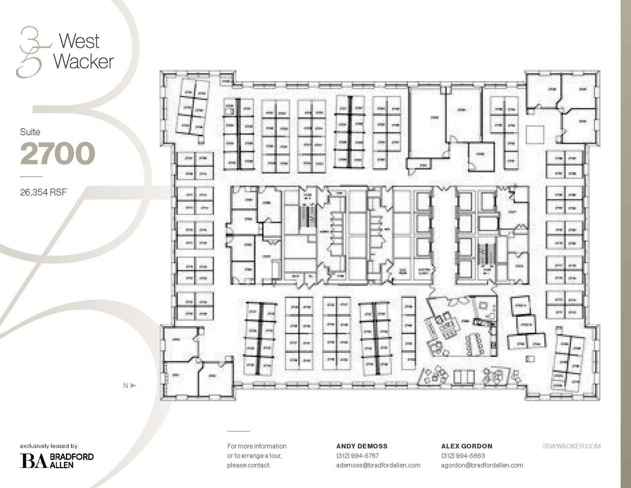 35 W Wacker Dr, Chicago, IL for lease Floor Plan- Image 1 of 3