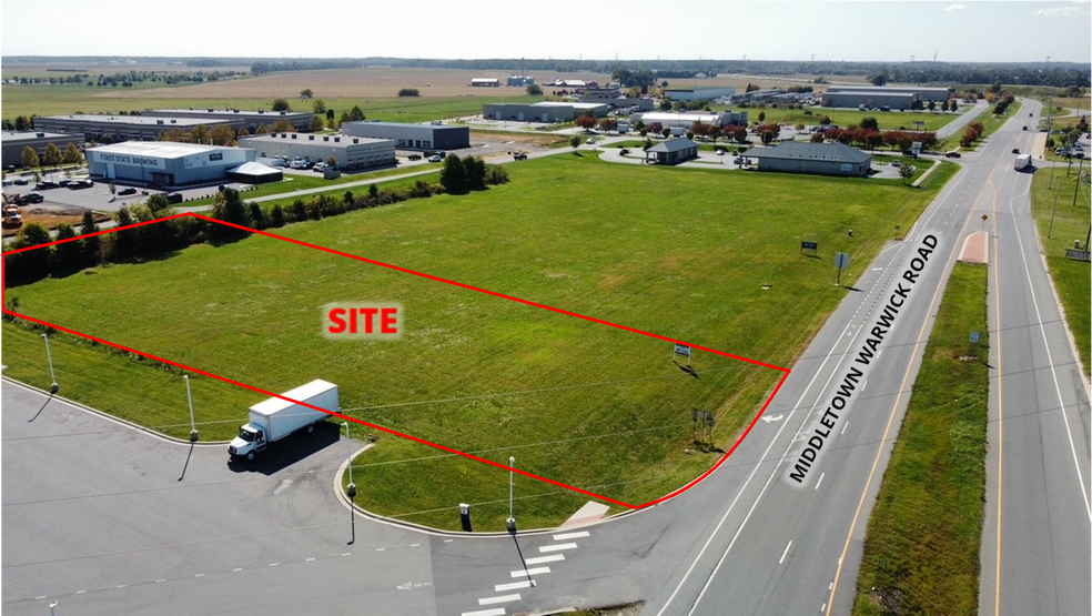 860 Middletown Warwick, Middletown, DE for lease - Aerial - Image 1 of 2