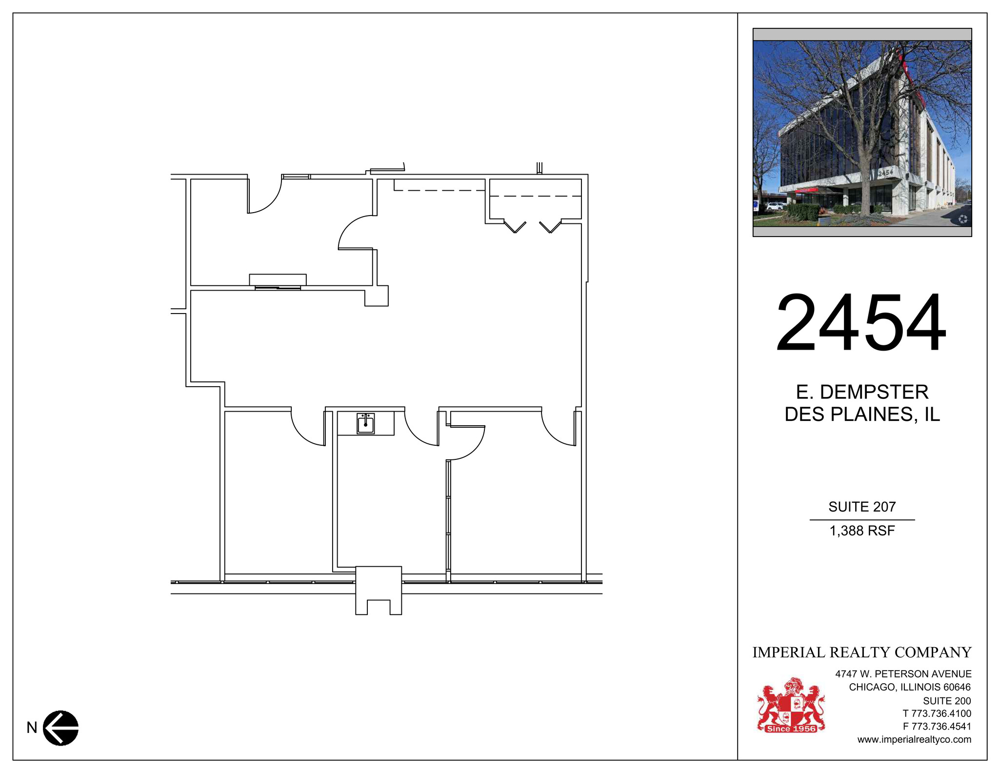 2454 E Dempster St, Des Plaines, IL for lease Site Plan- Image 1 of 1