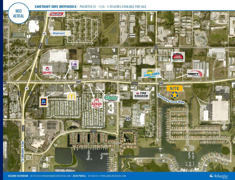 620 Sanctuary Cove Way, Palmetto, FL for sale - Aerial - Image 3 of 4