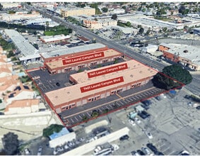 7401 Laurel Canyon Blvd, North Hollywood, CA for lease Aerial- Image 1 of 5