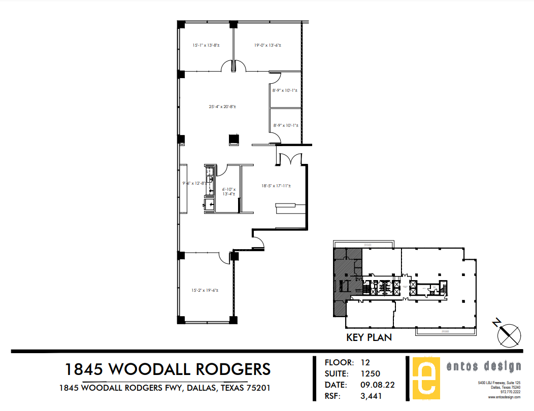 1845 Woodall Rodgers Fwy, Dallas, TX for lease Floor Plan- Image 1 of 1