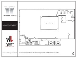 819 S Wabash Ave, Chicago, IL for lease Floor Plan- Image 1 of 9