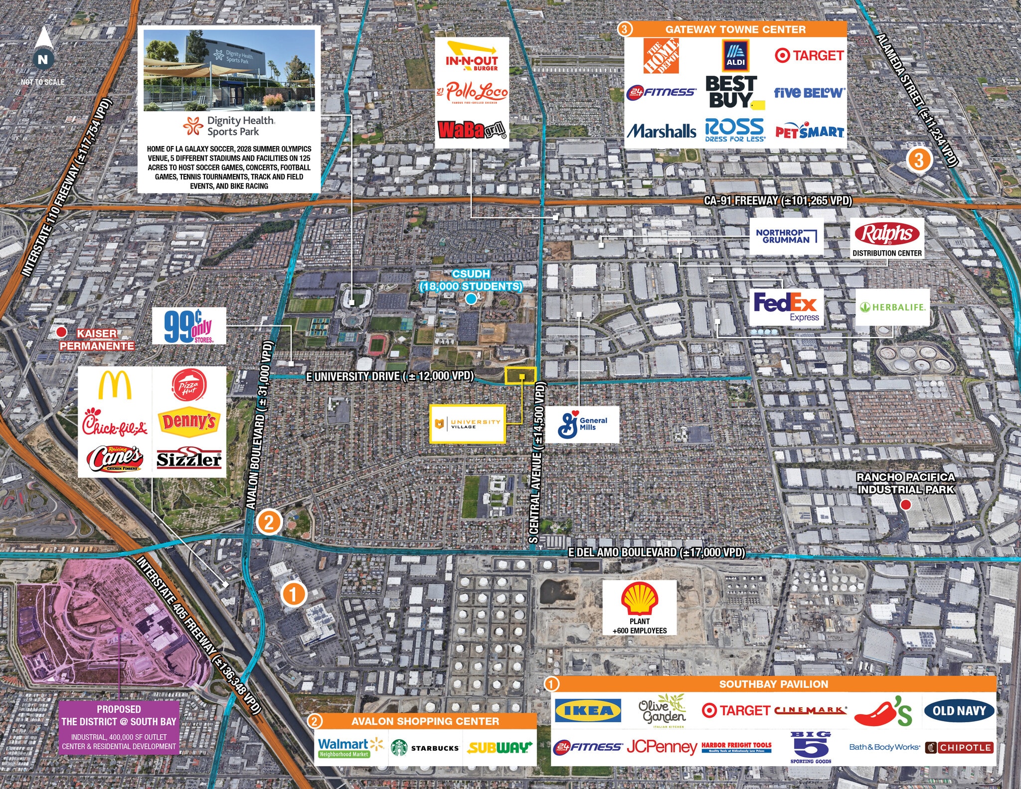 NWC of University and Central Ave, Carson, CA 90747 Carson Land 4.97