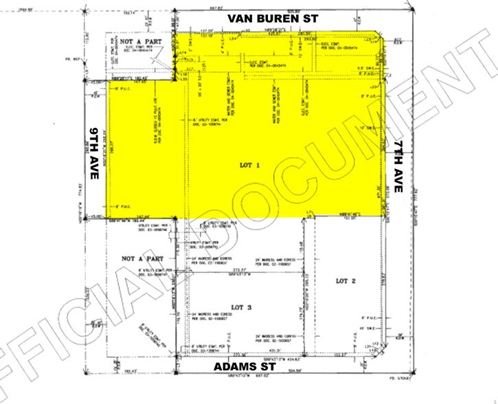 250 N 7th Ave, Phoenix, AZ for sale - Plat Map - Image 1 of 1