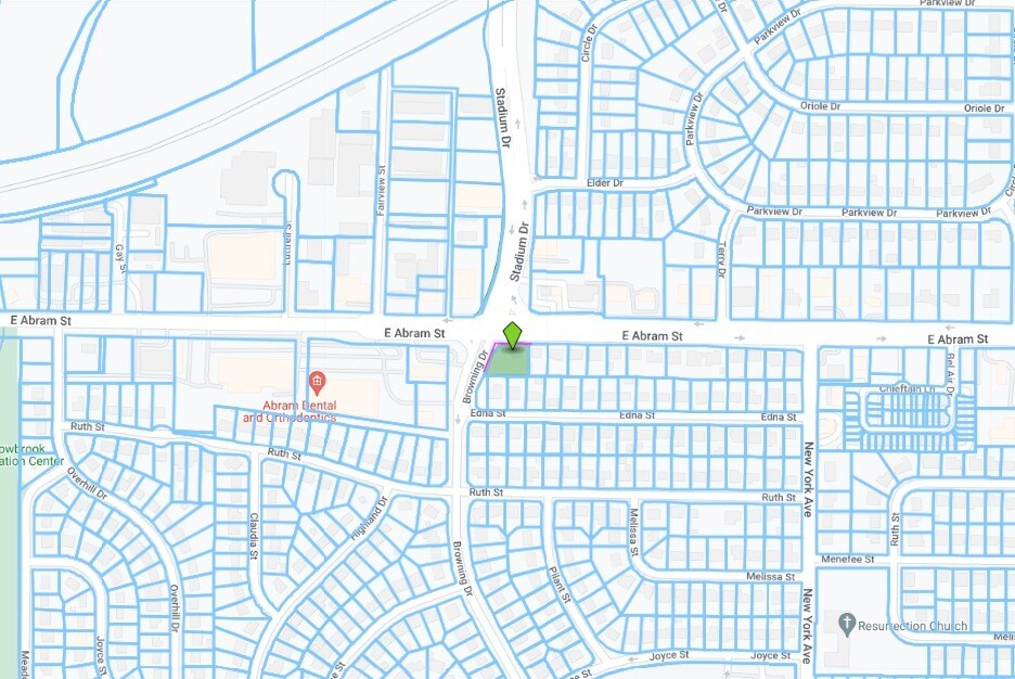 1800 E Abram St, Arlington, TX for sale Plat Map- Image 1 of 1