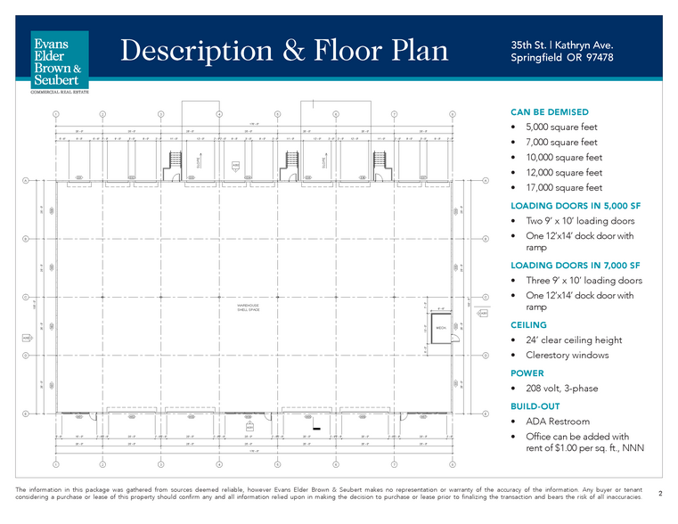 35th & Kathryn | New Warehouse, Springfield, OR for lease - Building Photo - Image 3 of 5