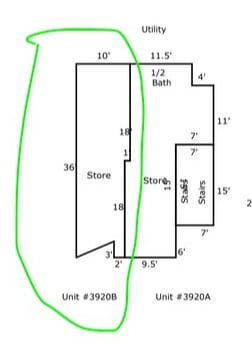 3918-3920 24th St, San Francisco, CA for lease - Floor Plan - Image 2 of 3